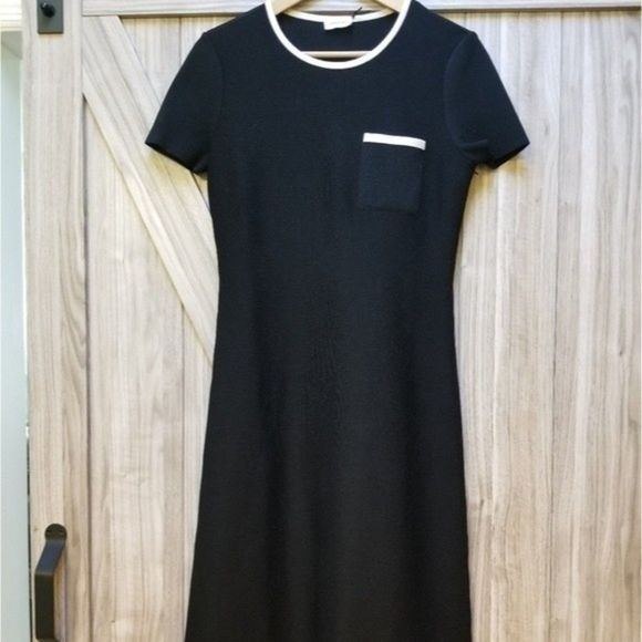 Salvatore Ferragamo Maximilian Davis Midi Noir Dress - Picture 5 of 16